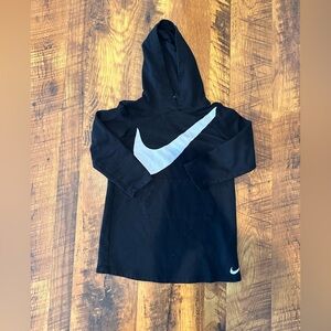 Nike Kids' Black and White Sweatshirt Dress